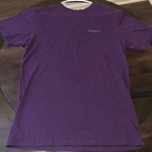 Small Patagonia Regular Fit Tee Purple